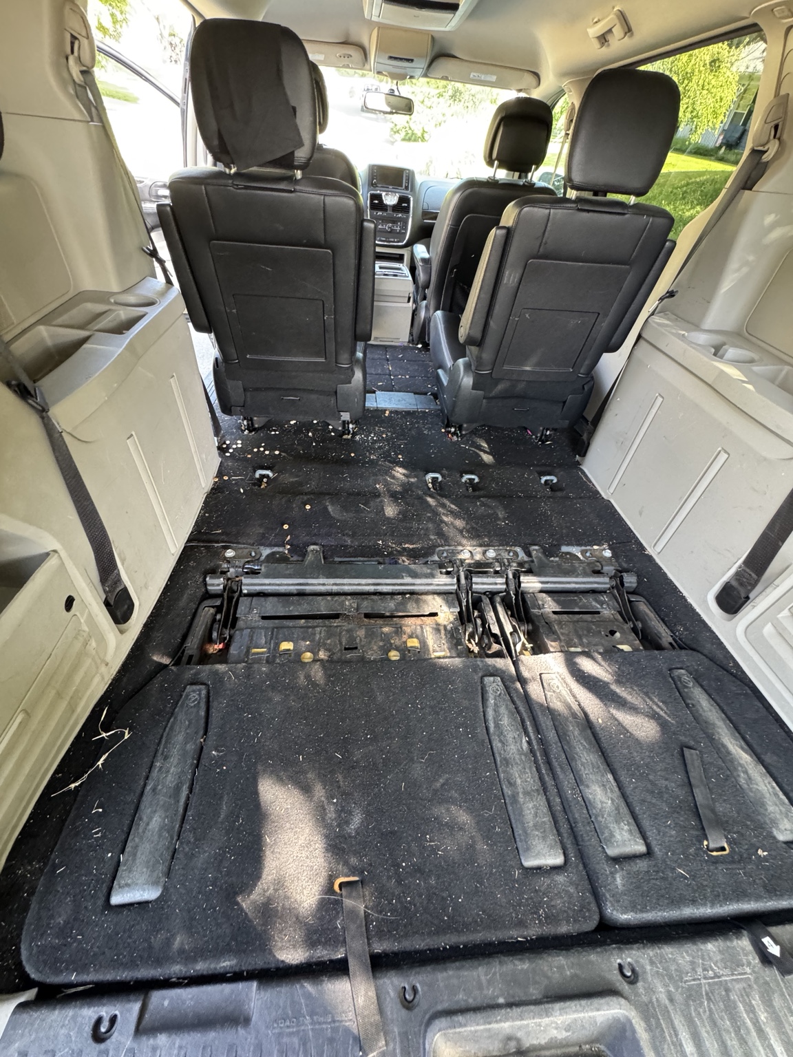 Before: Interior Transformation — Cargo Area